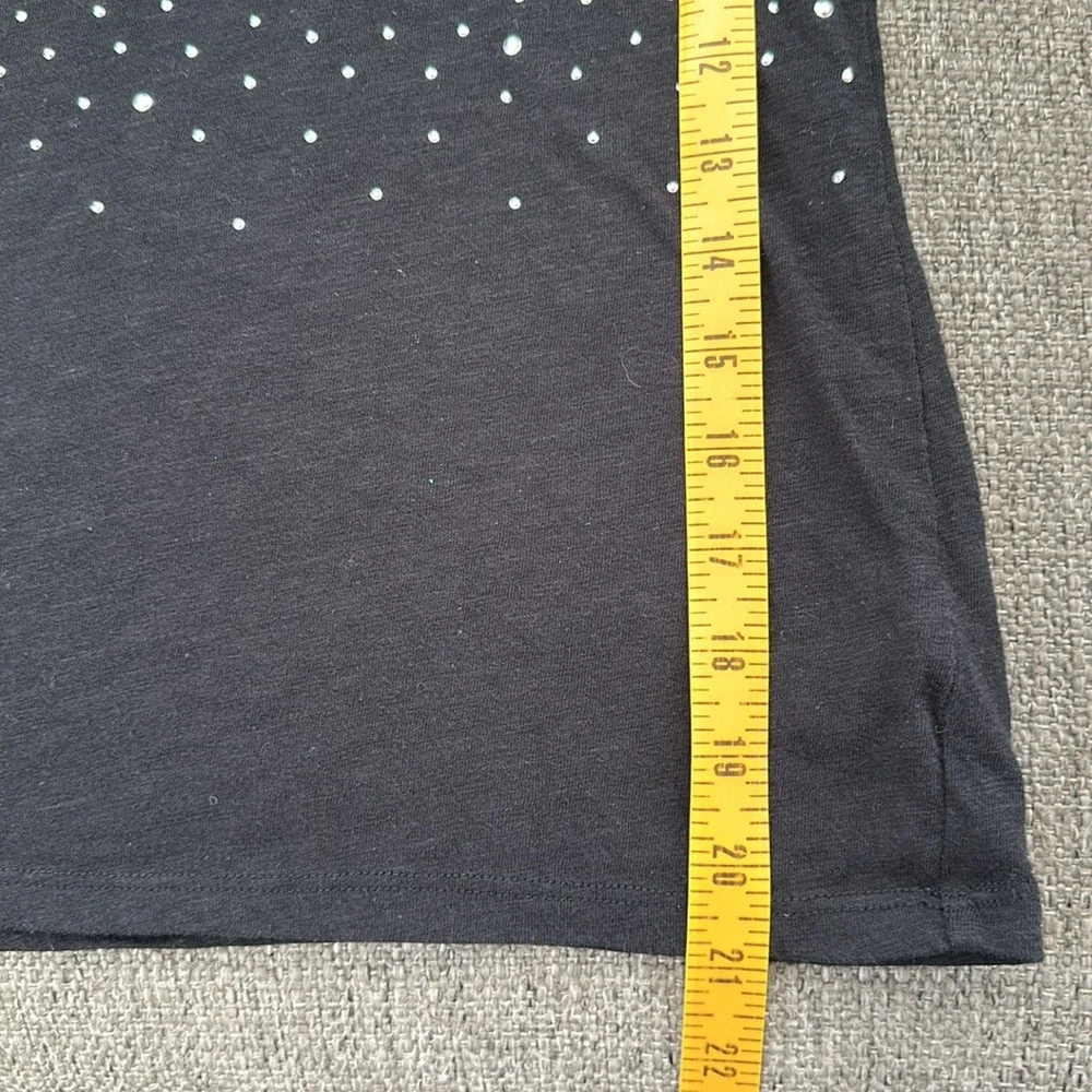Justice Girls Black Bling Tank Top Size 12